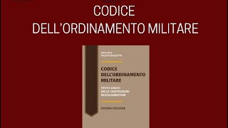 Codice dell’ordinamento militare
