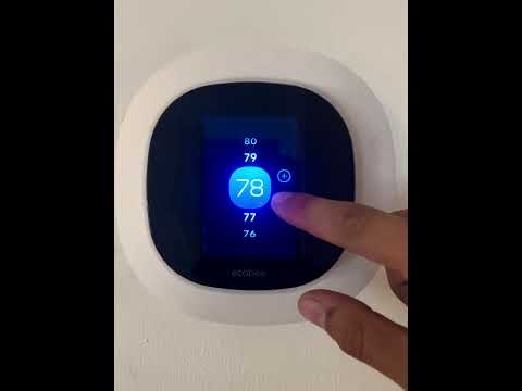 How to set and change the temperature of your ecobee thermostat for your stay.