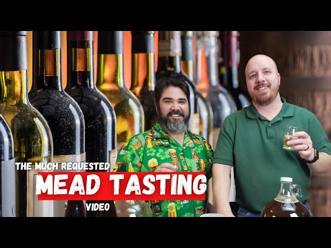 Tasting Our Homemade Mead - Joe's Ancient Orange Mead Variants Critiqued