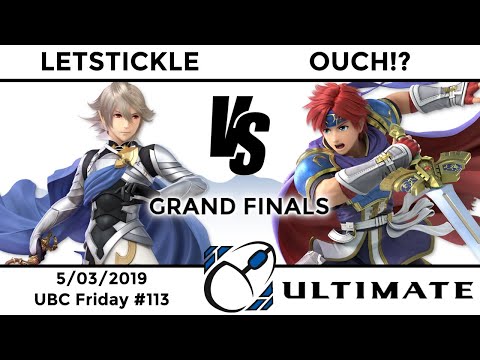 UBC Friday #113: Grand Finals - LetsTickle (Corrin) vs Ouch!? (Roy)