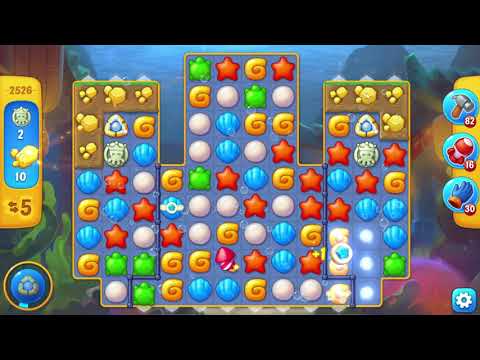 Fishdom 2526 Super Hard Level - NO BooSTERS