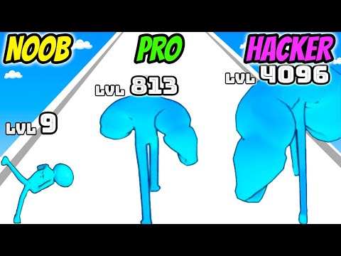 NOOB vs PRO vs HACKER - Level Up Body