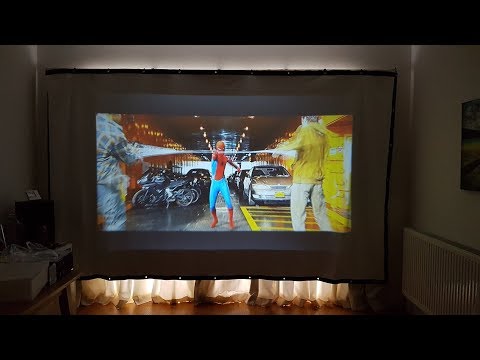 Unboxing and review of a excelvan pvc collapsible projection...