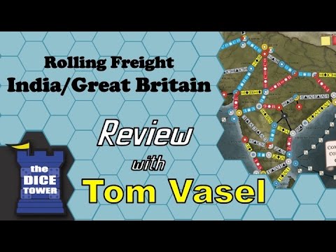 Dice Tower Reviews: Rolling Freight: Great Britain and India