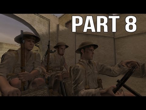 Call of Duty 2 Gameplay Walkthrough Part 8 - British Campaign - Rommel's Last Stand