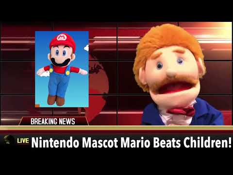 SML Breaking News - Nintendo Mascot Mario Beats Children! (fixed)