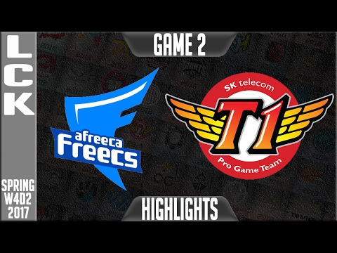 Afreeca Freecs vs SKT Game 2 - LCK W4D3 Spring 2017 - AF vs SKT G2