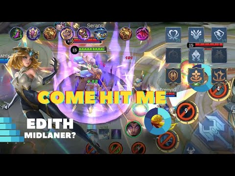 EDITH FULL DEFF INSANE DAMAGE? EDITH BEST ITEM - Edith Best Build 2023 ~ MLBB
