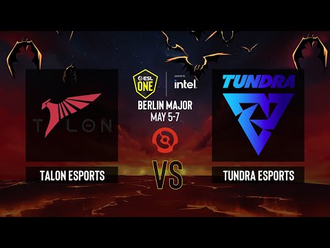 Dota2 - Talon Esports vs Tundra Esports - Game 1 - ESL One Berlin 2023 - Group B