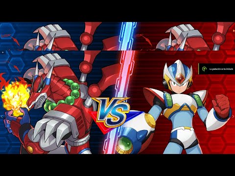 MAGMA DRAGOON 5* VS SECOND ARMOR X 5*  MEGAMAN X DIVE