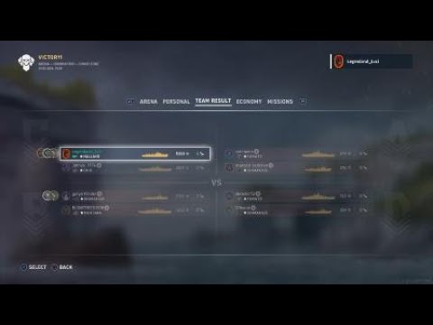 Halland solo warrior Arena mode World of Warships Legends