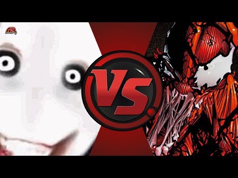 Jeff The Killer vs Carnage (Marvel)! Cartoon Fight Night Episode 41!