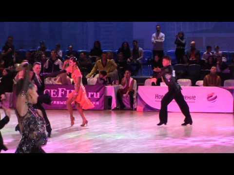 WDSF Youth Latin final samba Igor Mikhaylovsky - Ekaterina Logacheva