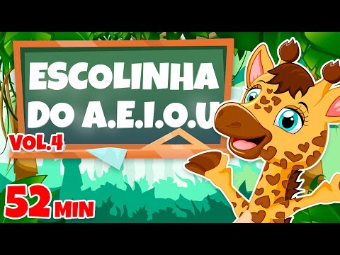 Escolinha do A.E.I.O.U Vol. 4 - Giramille 52 min | Desenho Animado Musical