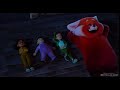 Mei and Her Friends Dream on the Roof of the House (Turning Red Scene)