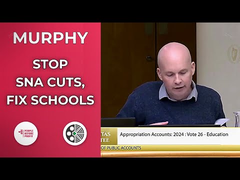 Paul Murphy Demands Clarity on SNA Funding and School Repairs