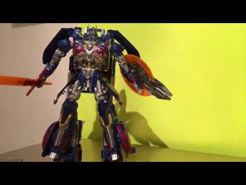 TRANSFORMERS: Optimus Prime Vs Grimlock! HD Stop Motion
