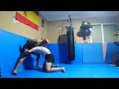 The escorpionx (el chico malo) vs el rubio lucha (desde de pie con el cuerpo cansado)