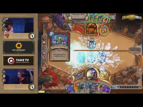 Hearthstone - Odemian vs Glaser - HCT Germany 2018 Group D Winners Match