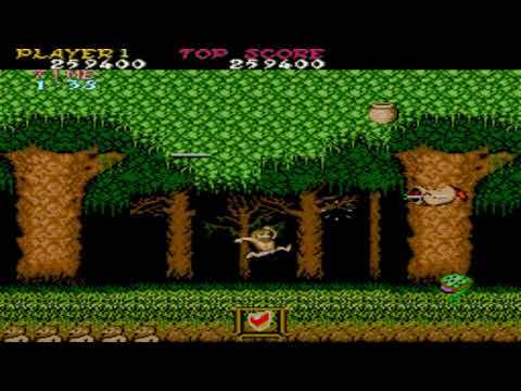 Ghosts 'n Goblins - Longplay 1CC (Arcade US Version)