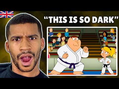 British Guy Reacts to Dark Humour Offensive Family Guy Jokes