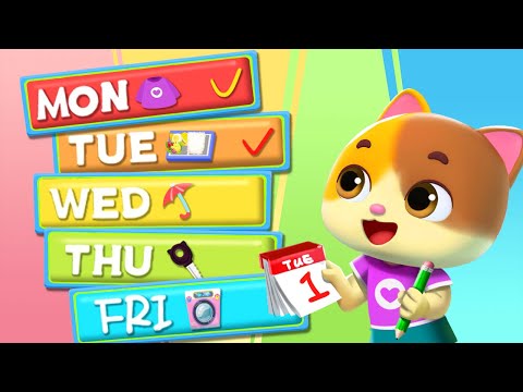 Days of the Week Song | Ms. and Mr. Forgetful | Nursery Rhymes & Kids Songs | Mimi and Daddy
