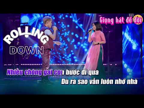 Karaoke Rolling Down Captain hạ 3 tone