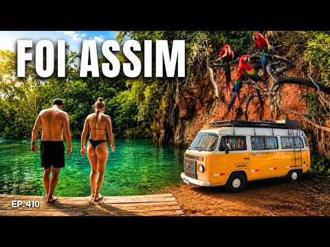 COMEÇAMOS A EXPLORAR O MATO GROSSO DO SUL DE KOMBI MOTORHOME 🇧🇷 | Ep.410