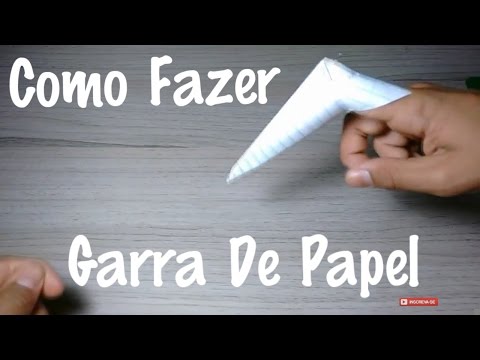 Como Fazer Garra De Papel