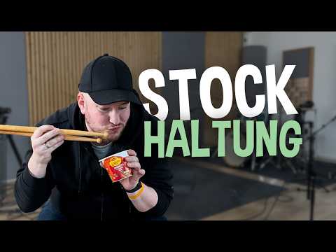 Stockhaltung am Schlagzeug 👉 So machst du dir das Leben leichter!