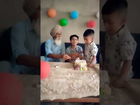 Janmdin Sukhman da cake Garry pahla kha gya #