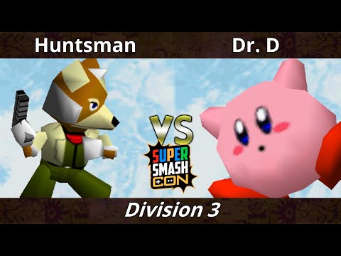 SSC 2022 Division 3 - Huntsman (Fox) Vs. Dr. D (Kirby) SSB64 Smash Bros Tournament