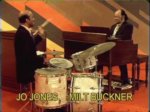 George Benson, Jo Jones, Milt Buckner, Jimmy Slyde in "L'Aventure du Jazz"