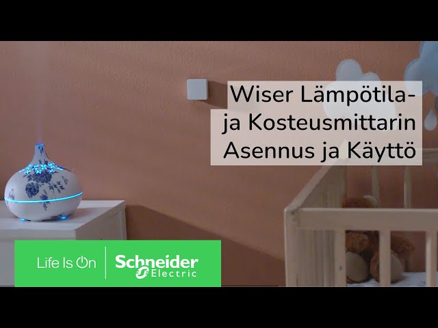 schneider electric Anturi wiser lämpötila/kosteusmittari