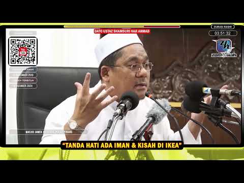 TAZKIRAH : Tanda Hati Ada Iman & Kisah Cemas Di Ikea - Ustaz Shamsuri Ahmad