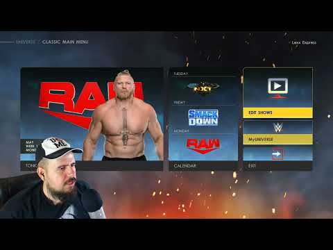 WWE 2k22 Universe mode setup + Superstar option