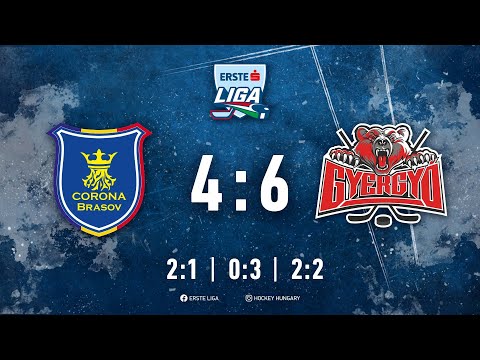 Gólösszefoglaló EL 40 - Corona Brasov - Gyergyói Hoki Klub 4-6 20221016