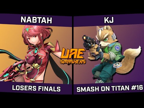 Nabtah (Pyra Mythra) vs KJ (Fox) - Smash on Titan #16 - Losers Finals