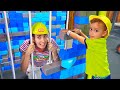 Nikita And Mama Play At The Learning Center For Kids
