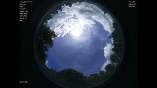 2026-06-12 All sky camera capture from Poiana Rusca Mountains, Romania