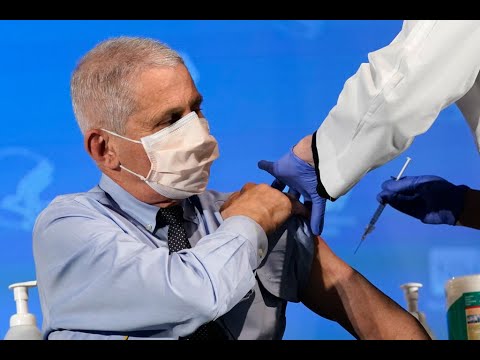 JUST IN: Dr. Anthony Fauci gets COVID-19 vaccine