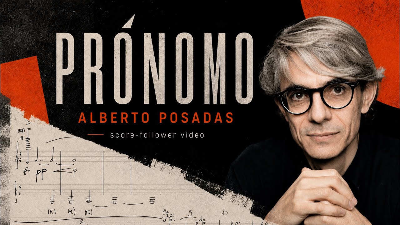 POSADAS Alberto — Prónomo (2010, rev. 2020) | Solo Flute | Score Follower