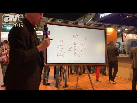 ISE 2019: LANG AG Showcases Flip UP-E Electronic Flip Chart