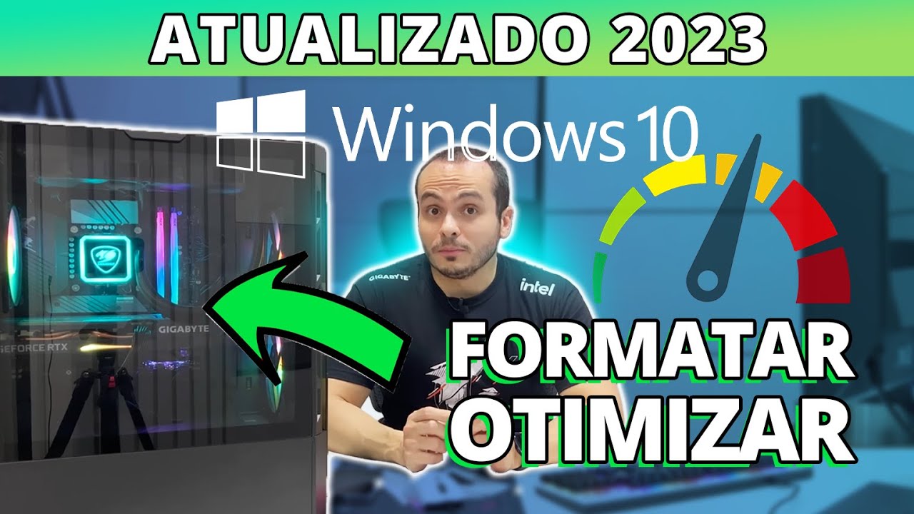TUTORIAL DE COMO FORMATAR E OTIMIZAR O WINDOWS 10 - PASSO-A-PASSO 2023