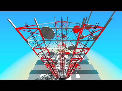 130m Radio Tower vs. 10.0 Earthquake!