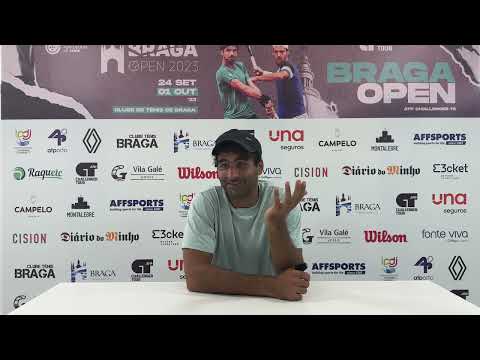 Conferência de Imprensa de Benjamin Hassan — QF Braga Open 2023