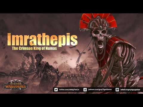 Tomb Kings: The Crimson King of Numas [Total War: Warhammer 3] [Immortal Empires]
