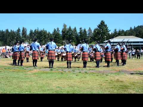2014 Pacific Northwest Highland Games and Clan Gathering - SFU Pipe Band