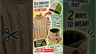 Turn an Old Sweater into a Warm Neck Warmer | Easy DIY Sewing Tutorial #sewingtips #handmade