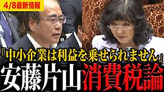 【消費税討論】「それは幻想です。」参政党安藤裕と片山大臣が消費税について激論する